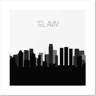 Tel Aviv Skyline Posters and Art